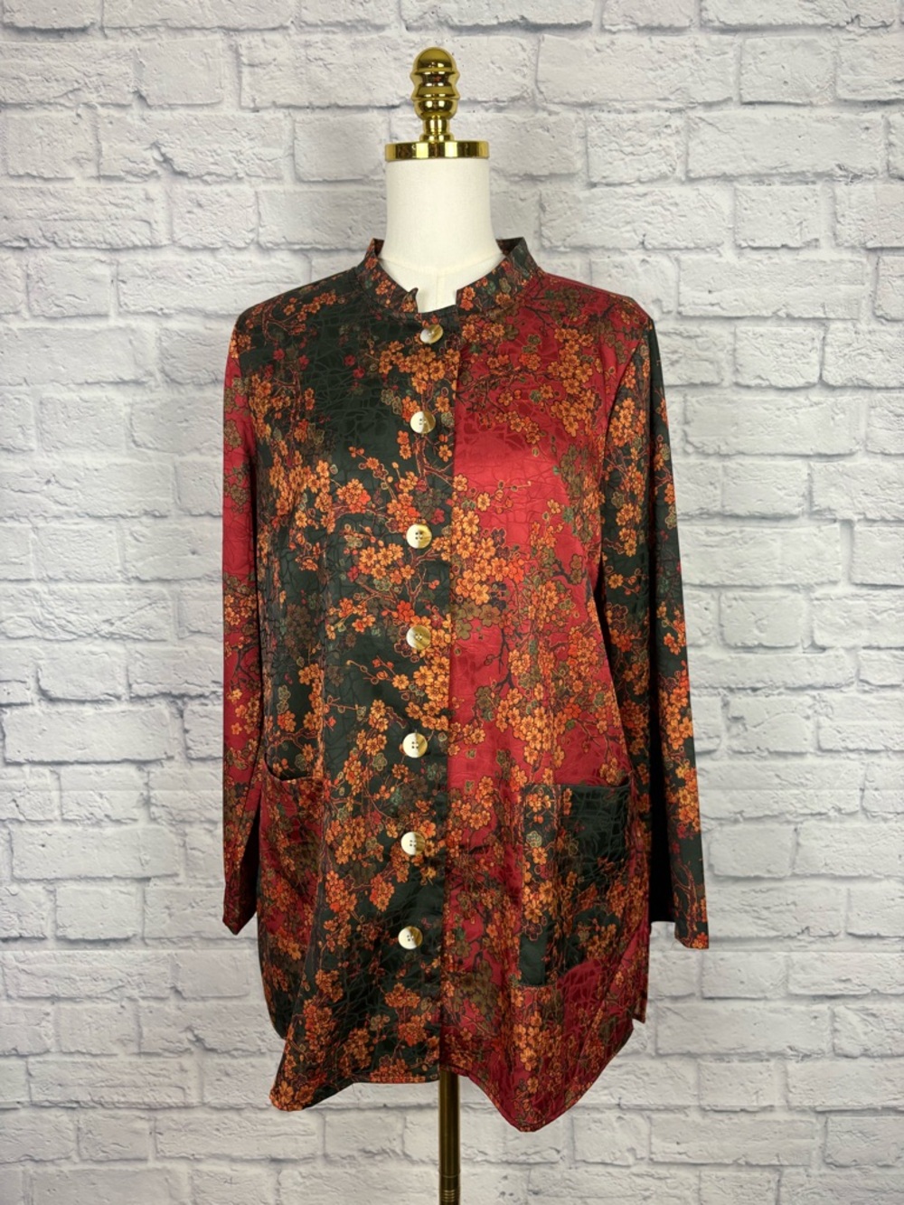 Soft Surroundings Women's Cherry Blossom Top M - Picture 2 of 8